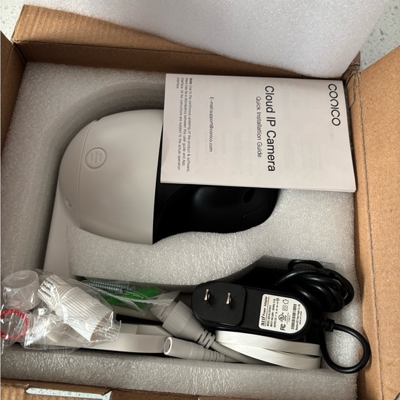 White and Black Security Camera - Picture 2 of 5